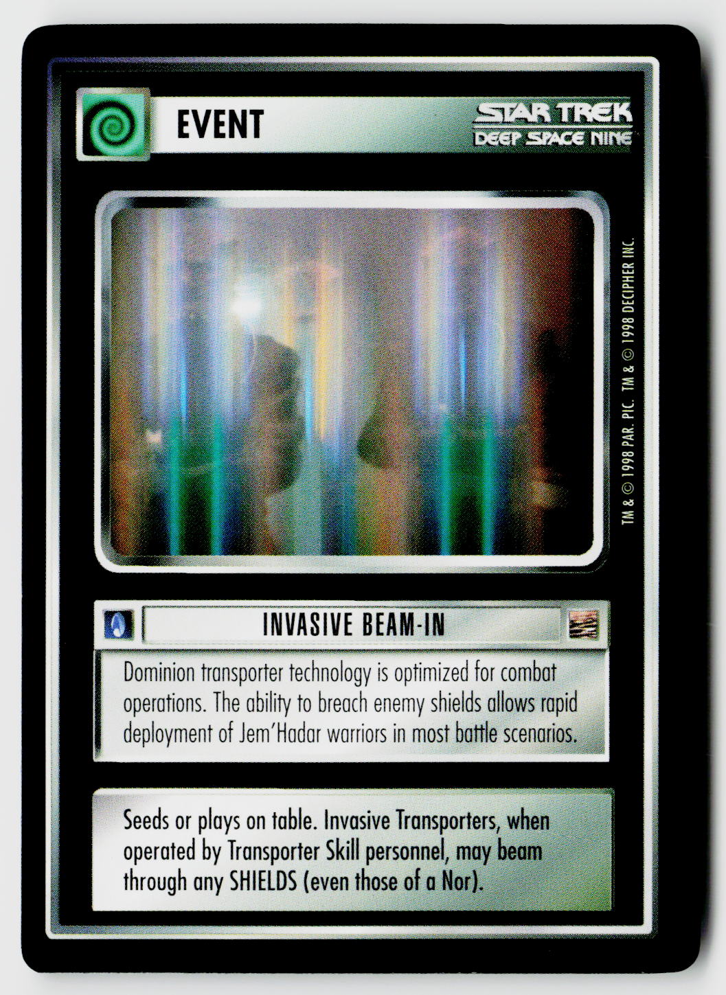 Star Trek The Next Generation CCG | The Dominion | Invasive Beam-In | Common