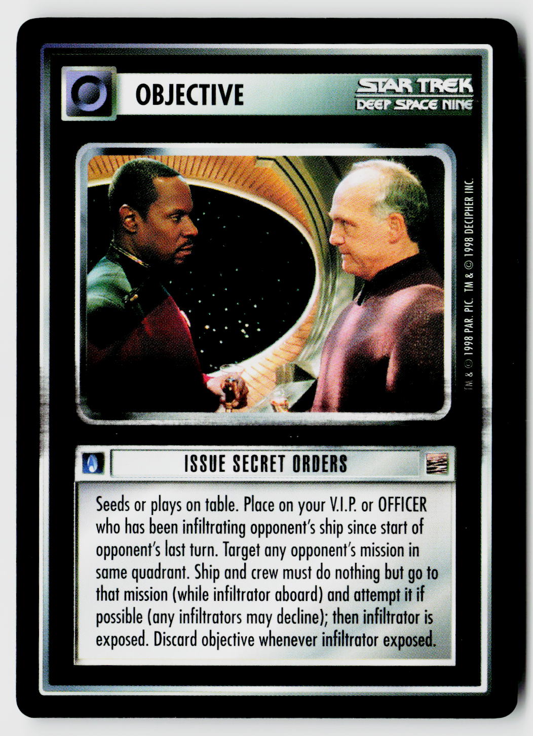 Star Trek The Next Generation CCG | The Dominion | Issue Secret Orders | Rare