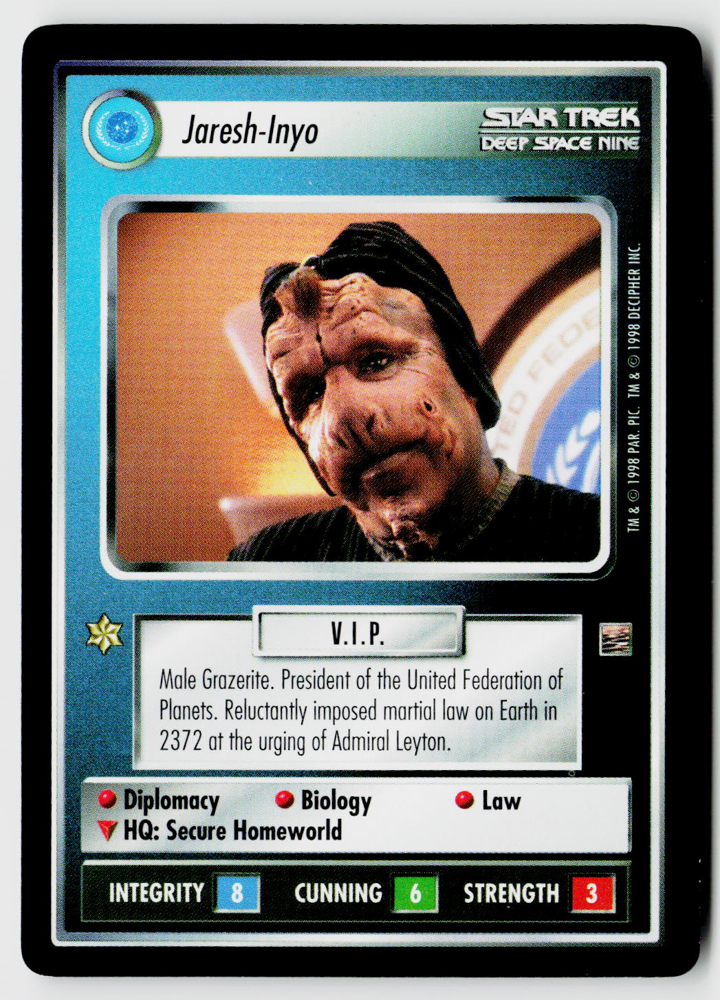 Star Trek The Next Generation CCG | The Dominion | Jaresh-Inyo | Rare