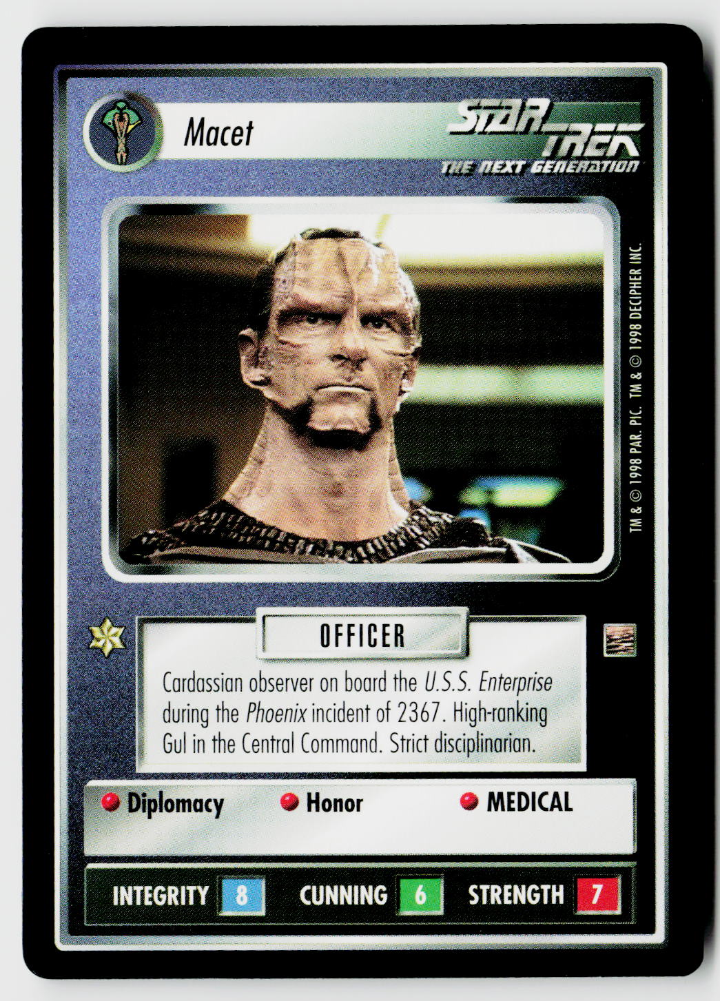 Star Trek The Next Generation CCG | The Dominion | Macet | Uncommon