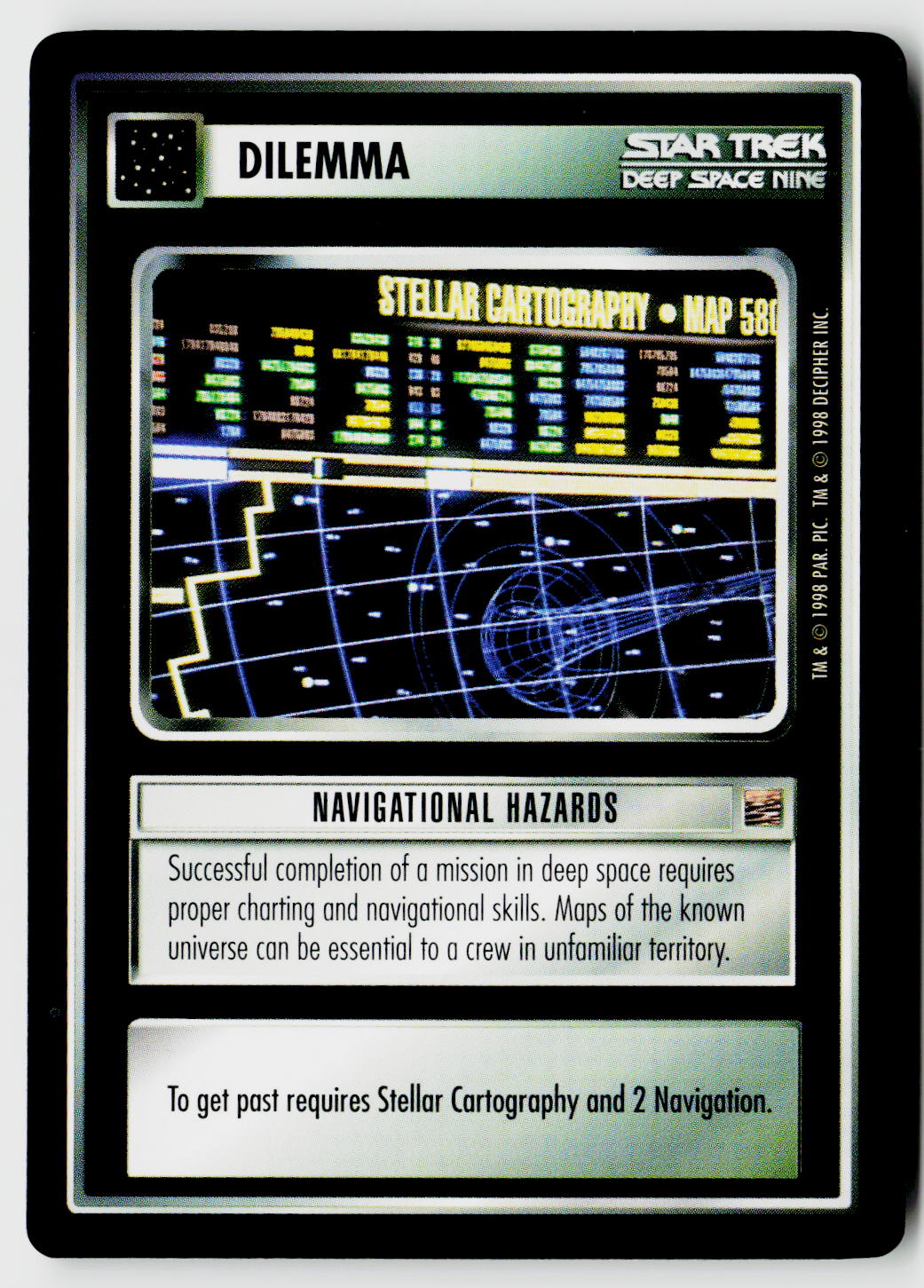 Star Trek The Next Generation CCG | The Dominion | Navigational Hazards | Common