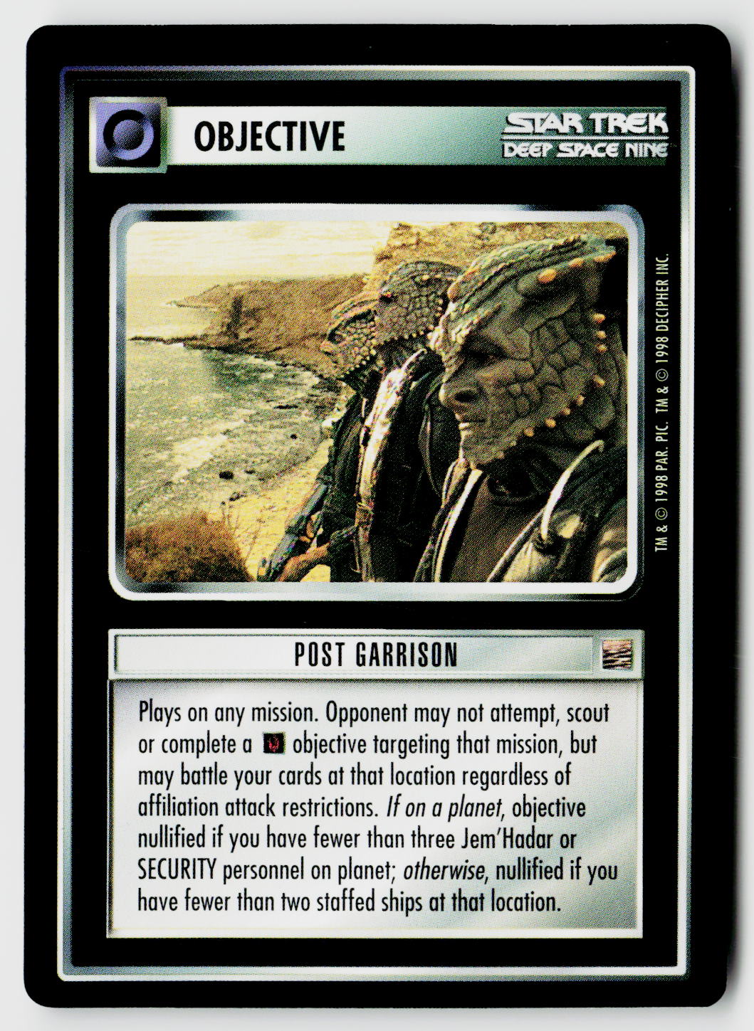 Star Trek The Next Generation CCG | The Dominion | Post Garrison | Uncommon