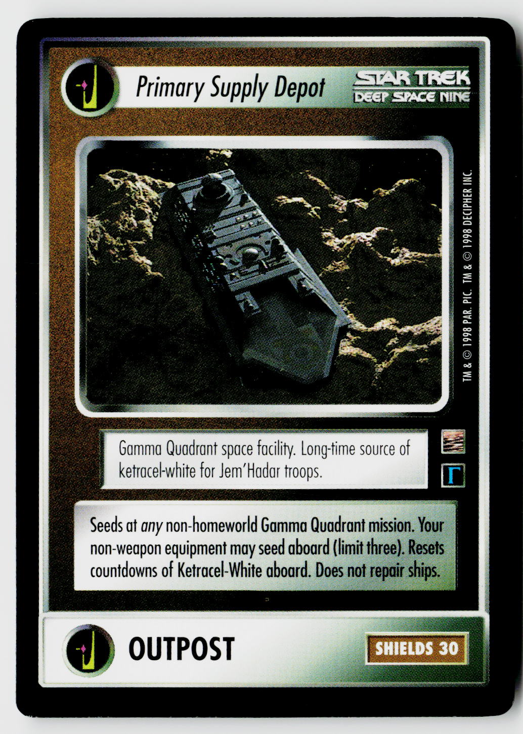 Star Trek The Next Generation CCG | The Dominion | Primary Supply Depot | Common