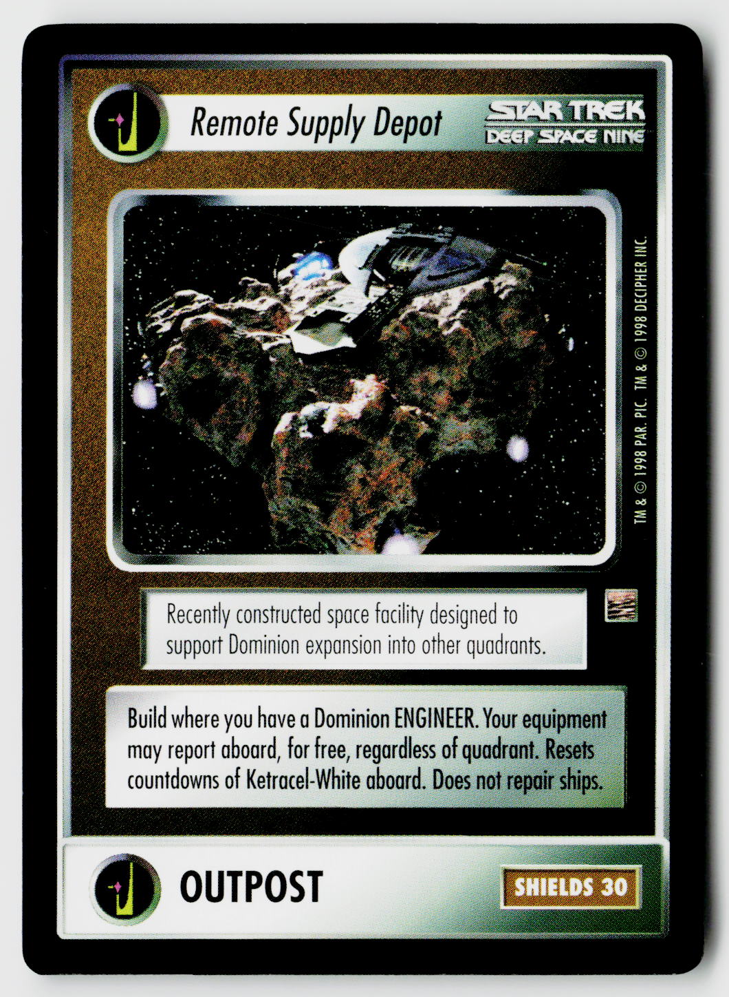 Star Trek The Next Generation CCG | The Dominion | Remote Supply Depot | Common