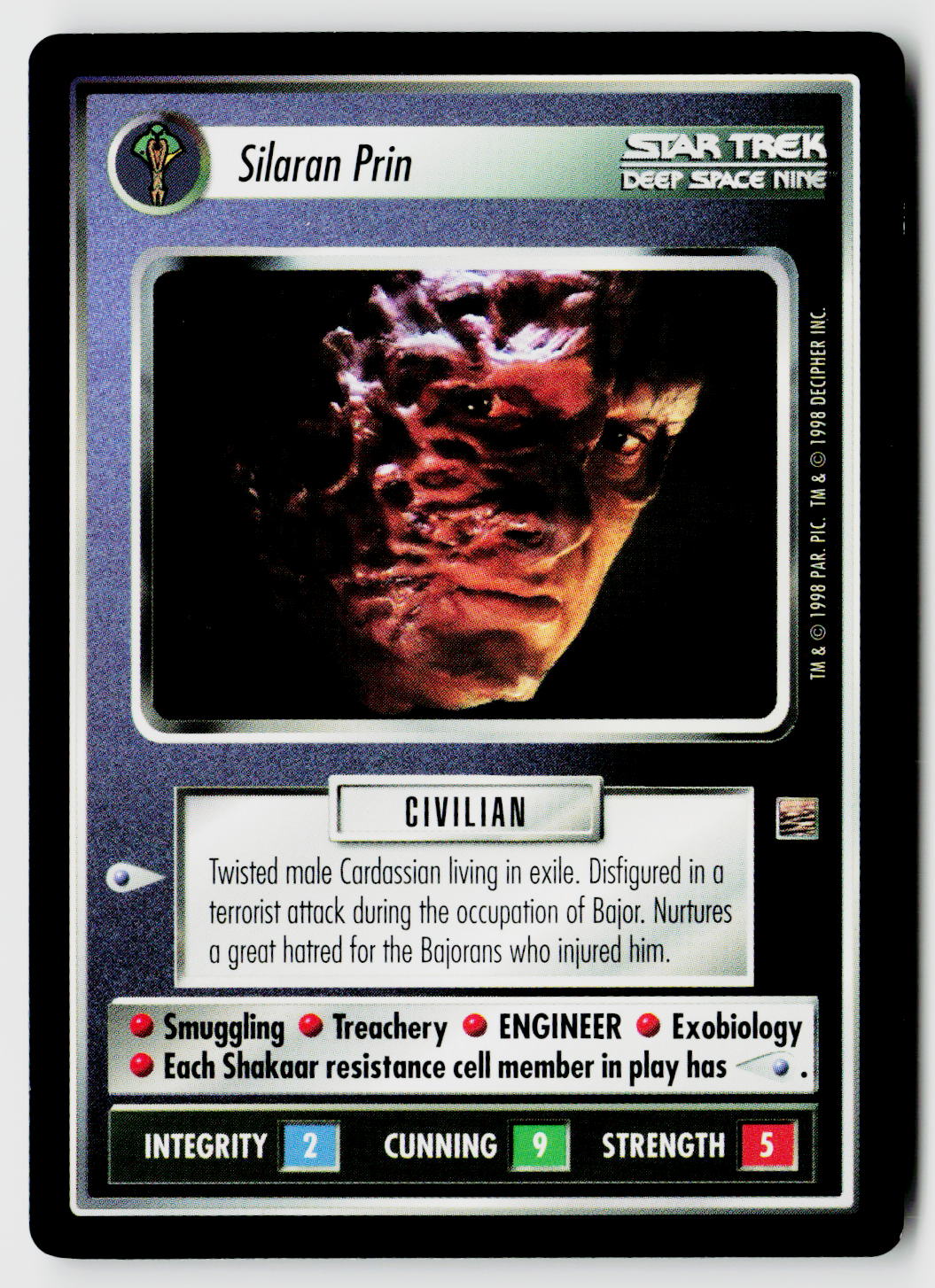 Star Trek The Next Generation CCG | The Dominion | Silaran Prin | Uncommon