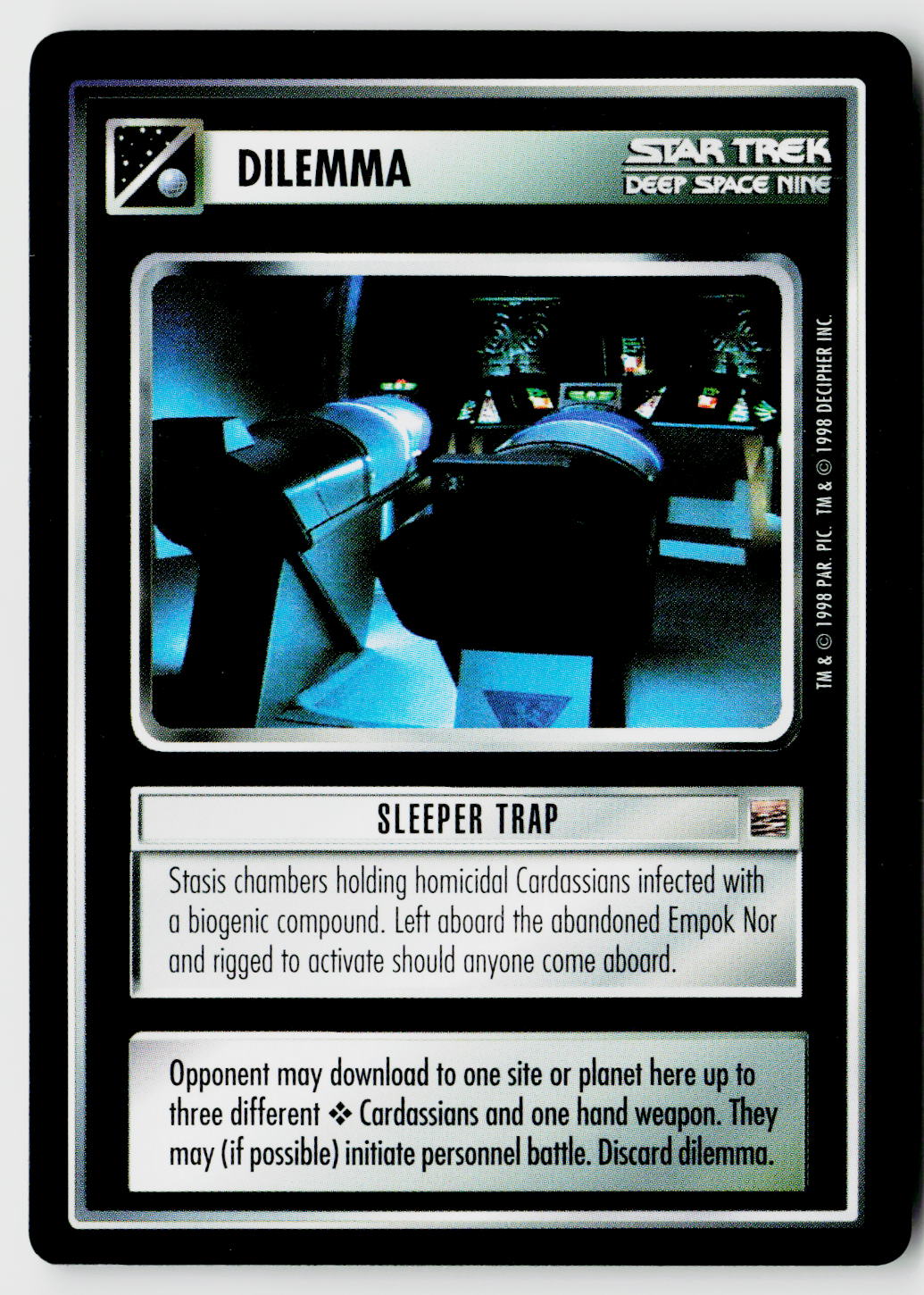Star Trek The Next Generation CCG | The Dominion | Sleeper Trap | Rare