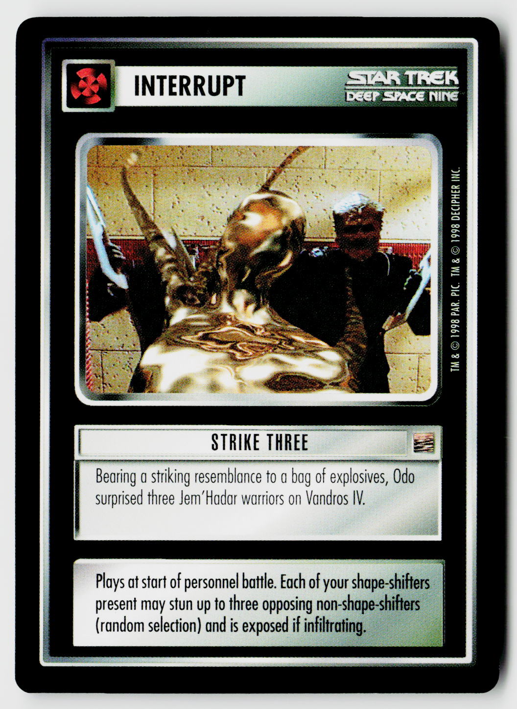 Star Trek The Next Generation CCG | The Dominion | Strike Three | Common