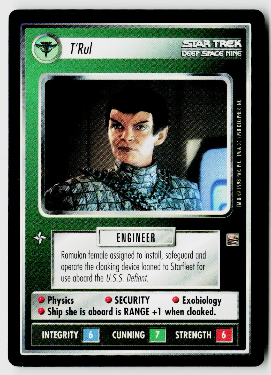 Star Trek The Next Generation CCG | The Dominion | T'Rul | Uncommon