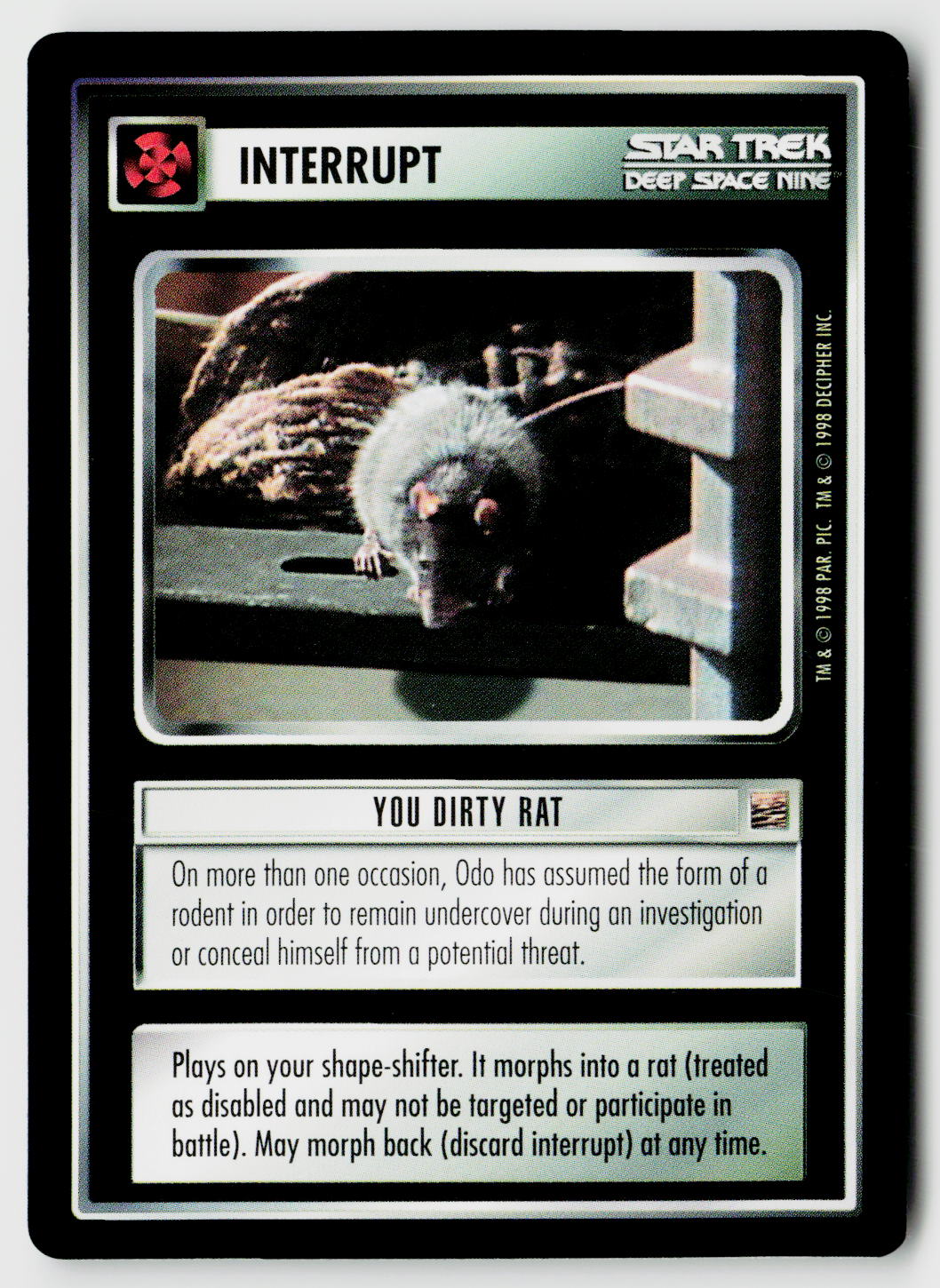 Star Trek The Next Generation CCG | The Dominion | You Dirty Rat | Uncommon