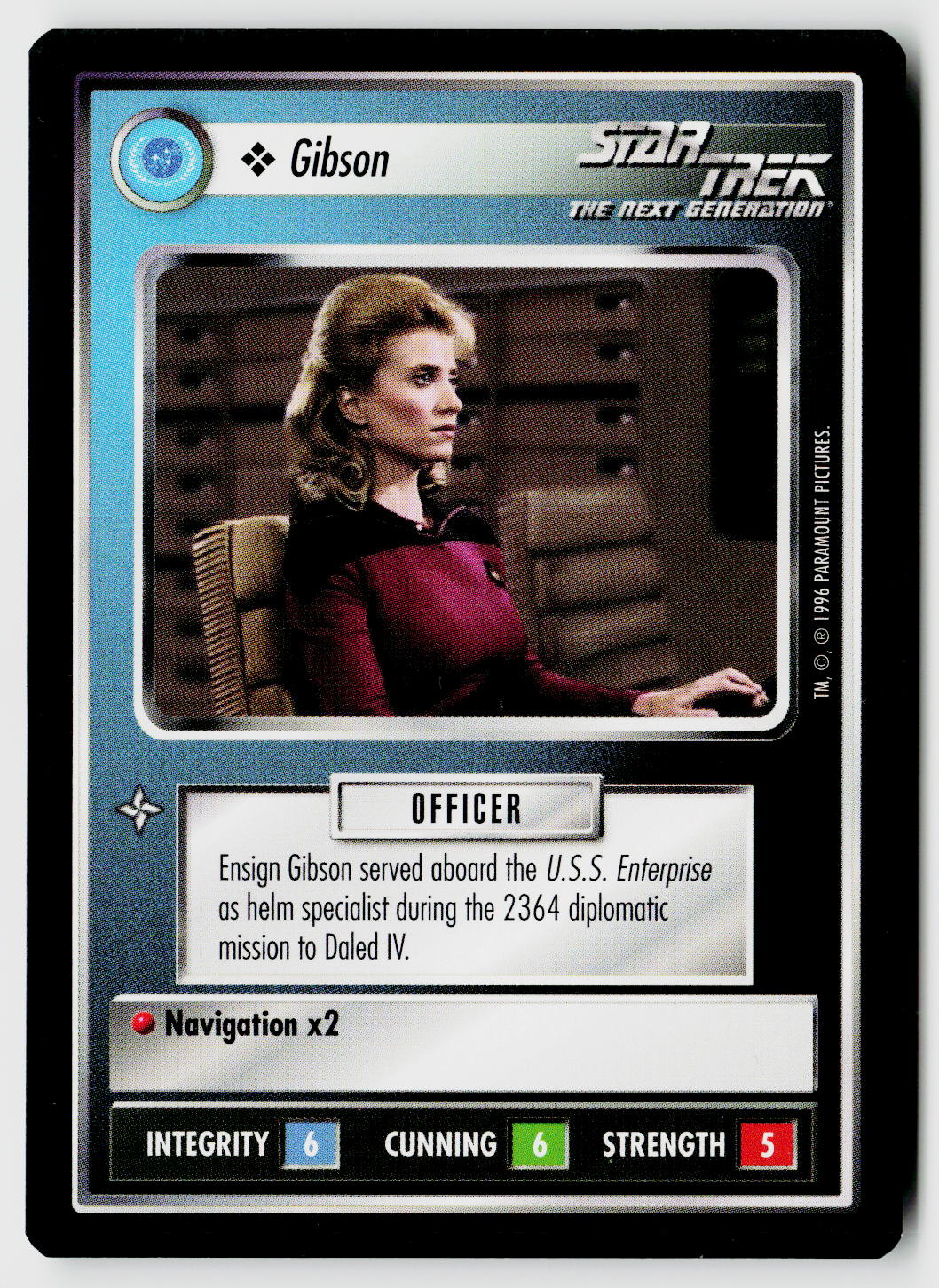 Star Trek The Next Generation CCG | Q Continuum | Gibson | Common