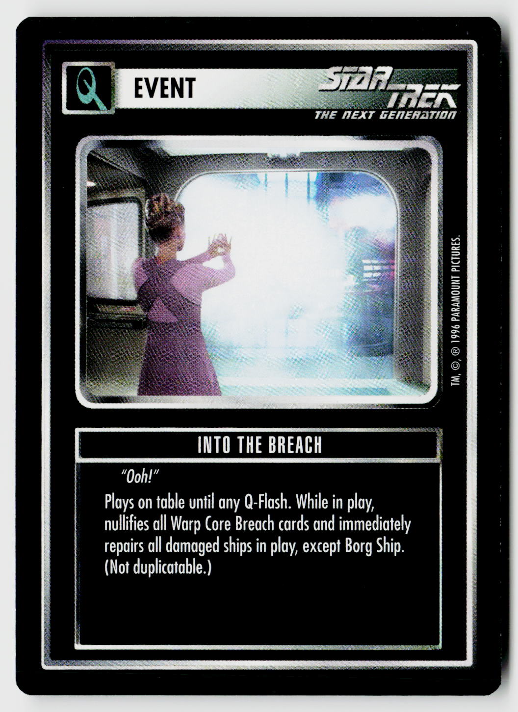 Star Trek The Next Generation CCG | Q Continuum | Into the Breach | Common
