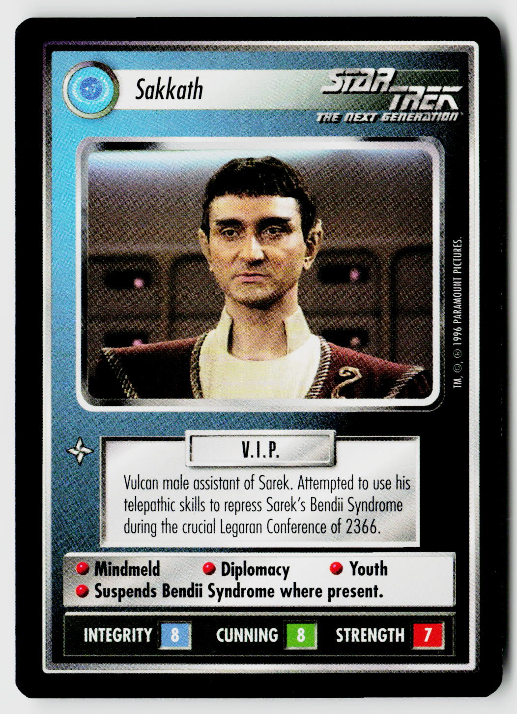 Star Trek The Next Generation CCG | Q Continuum | Sakkath | Uncommon
