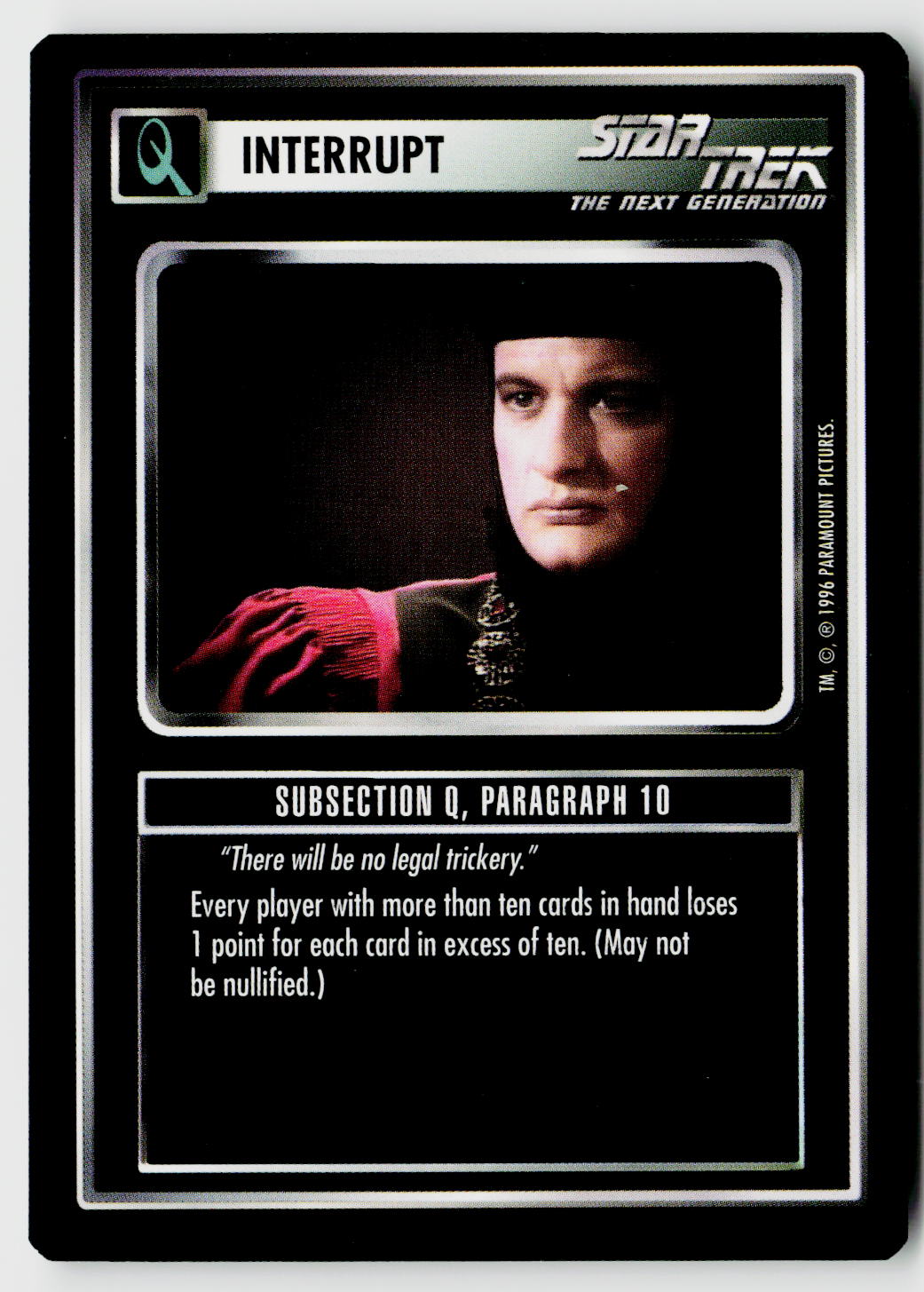 Star Trek The Next Generation CCG | Q Continuum | Subsection Q, Paragraph 10 | Common
