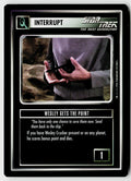 Star Trek The Next Generation CCG | Q Continuum | Wesley Gets the Point | Uncommon