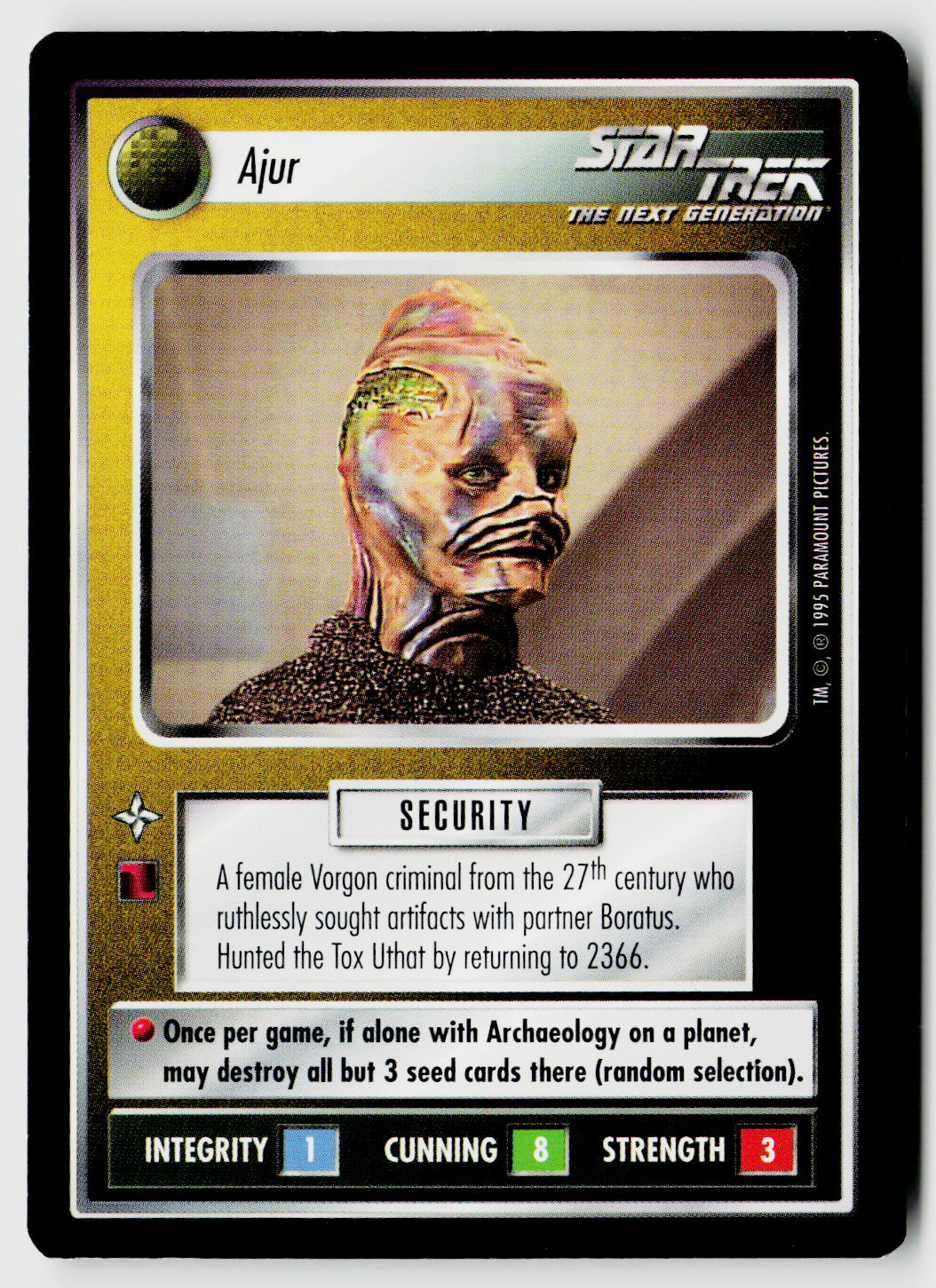 Star Trek The Next Generation CCG | Alternate Universe | Ajur | Uncommon