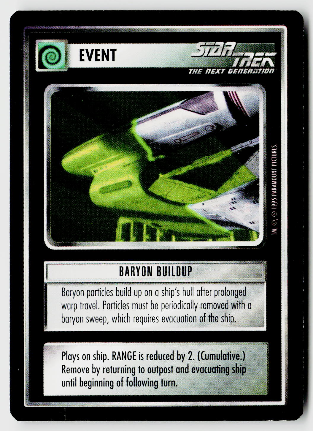 Star Trek The Next Generation CCG | Alternate Universe | Baryon Buildup | Common