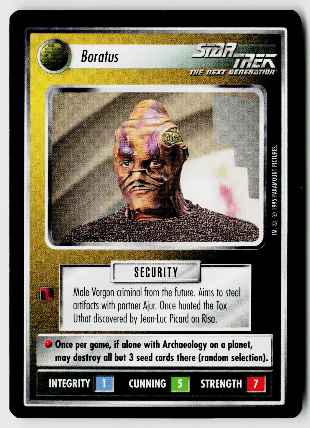 Star Trek The Next Generation CCG | Alternate Universe | Boratus | Uncommon