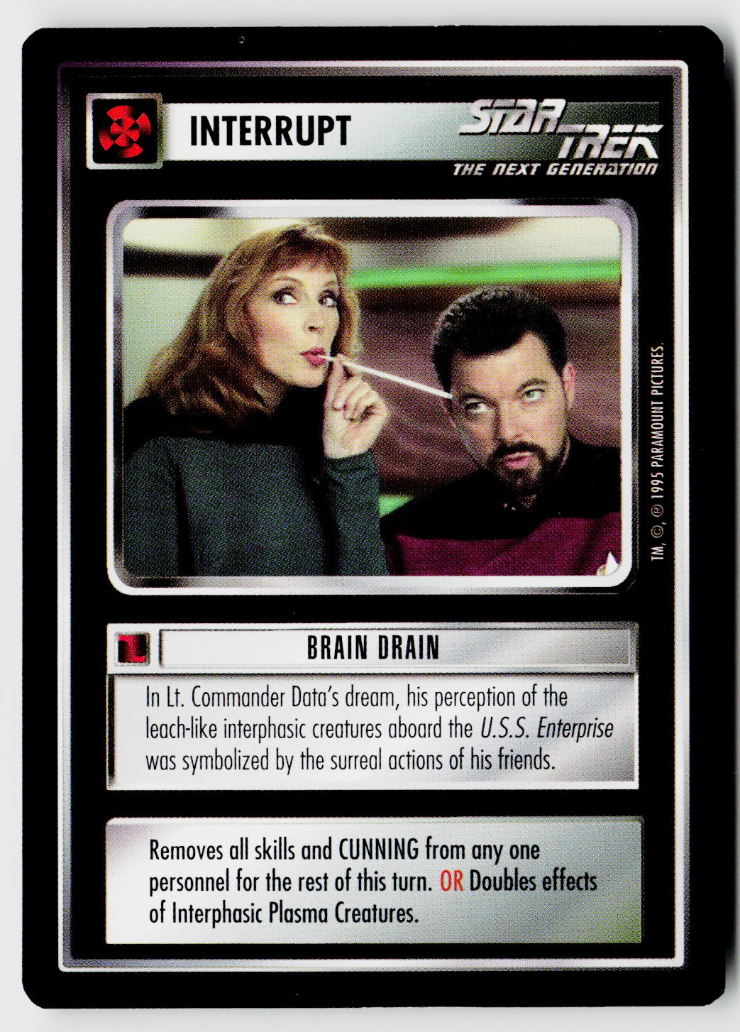 Star Trek The Next Generation CCG | Alternate Universe | Brain Drain | Uncommon