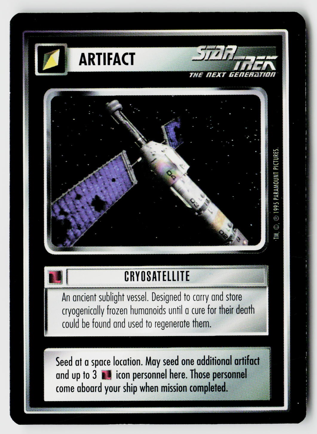 Star Trek The Next Generation CCG | Alternate Universe | Cryosatellite | Rare