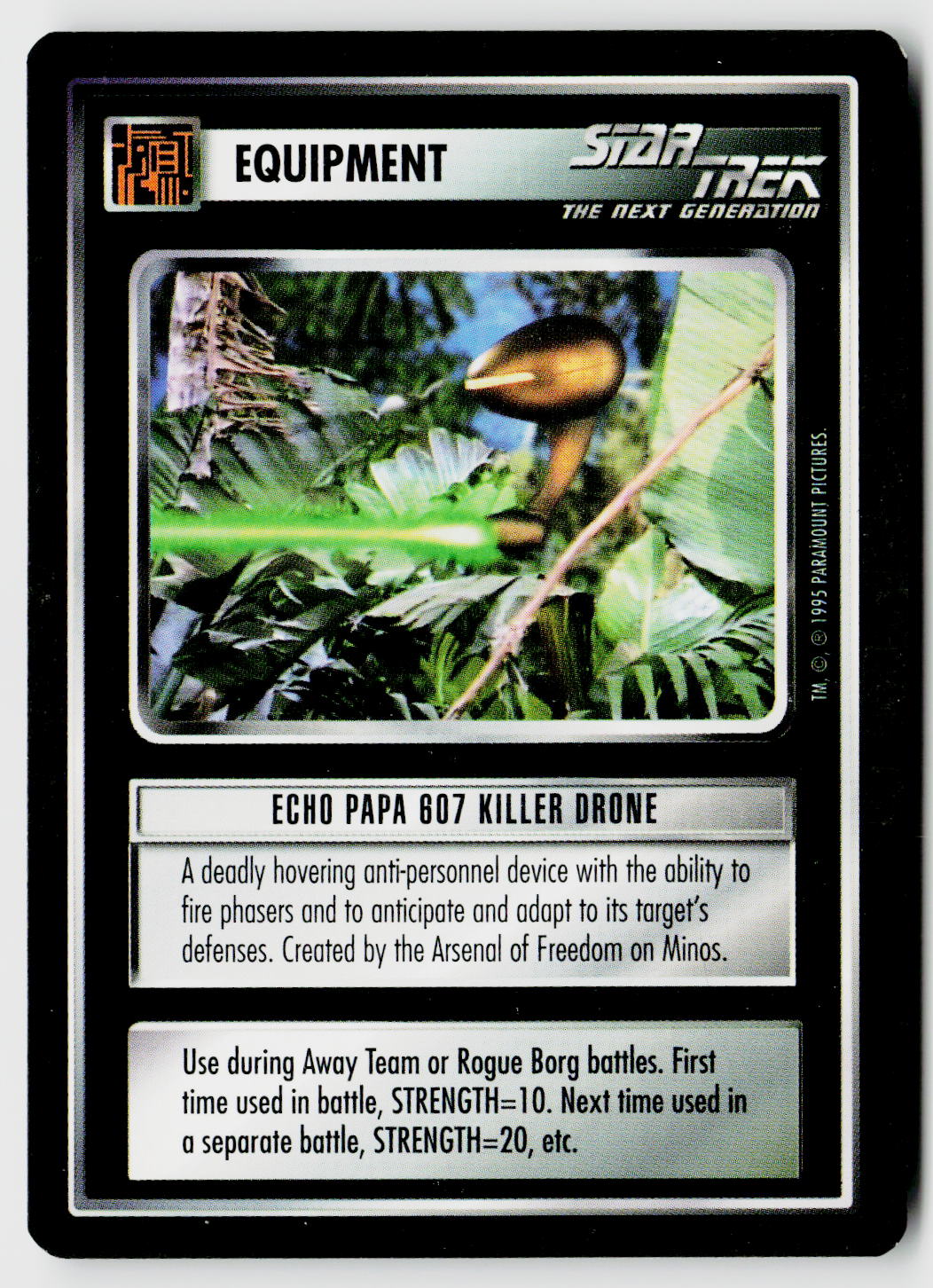 Star Trek The Next Generation CCG | Alternate Universe | Echo Papa 607 Killer Drone | Rare