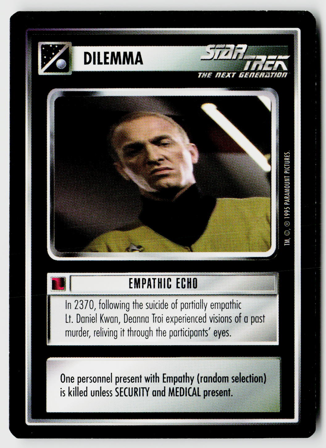 Star Trek The Next Generation CCG | Alternate Universe | Empathic Echo | Common