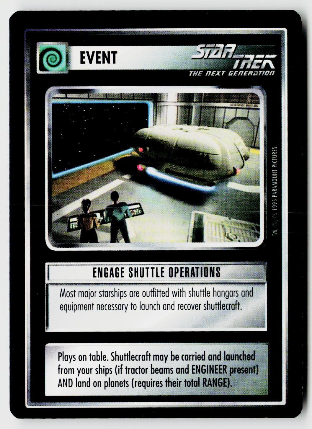 Star Trek The Next Generation CCG | Alternate Universe | Engage Shuttle Operations | Uncommon