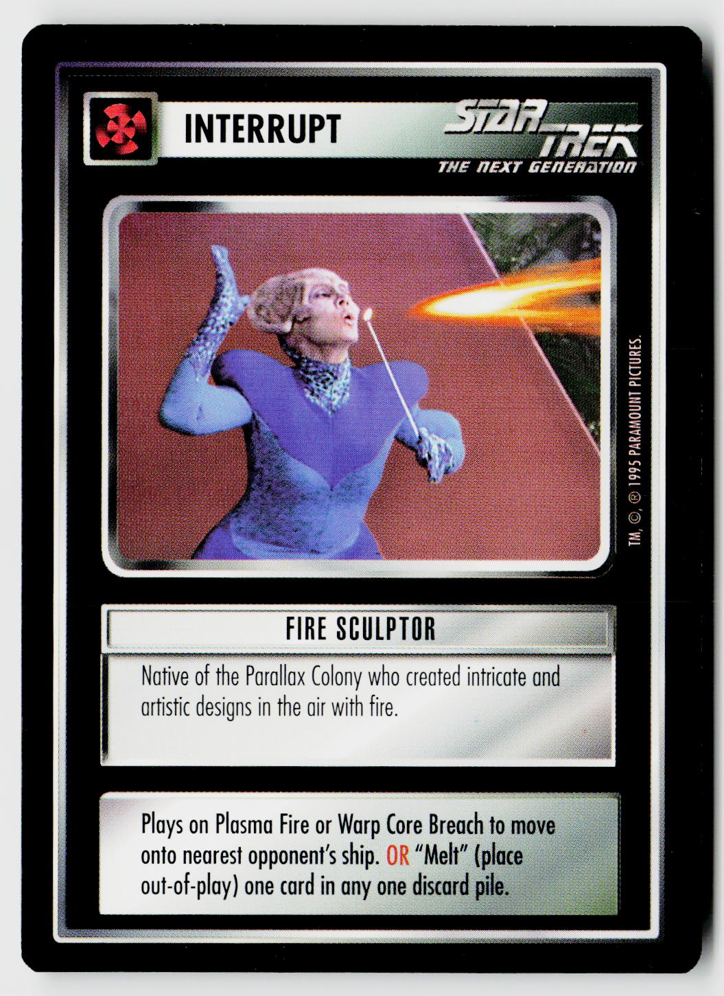 Star Trek The Next Generation CCG | Alternate Universe | Fire Sculptor | Common