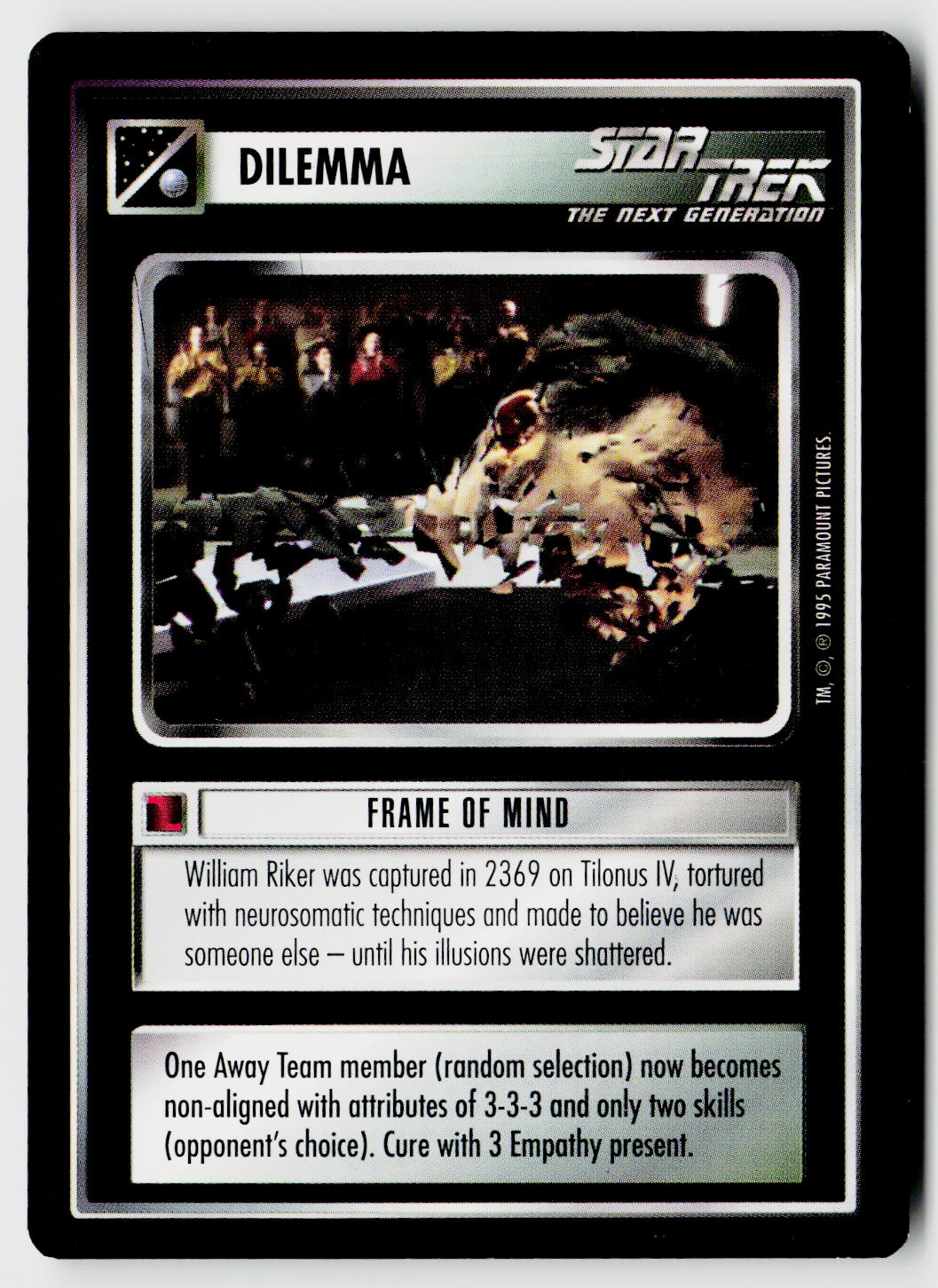 Star Trek The Next Generation CCG | Alternate Universe | Frame of Mind | Uncommon