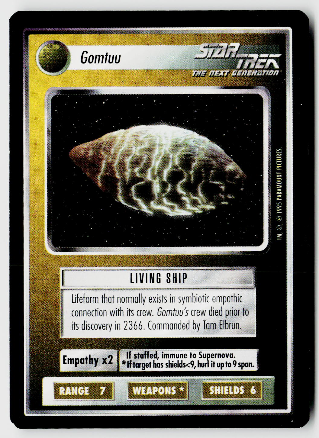 Star Trek The Next Generation CCG | Alternate Universe | Gomtuu | Rare