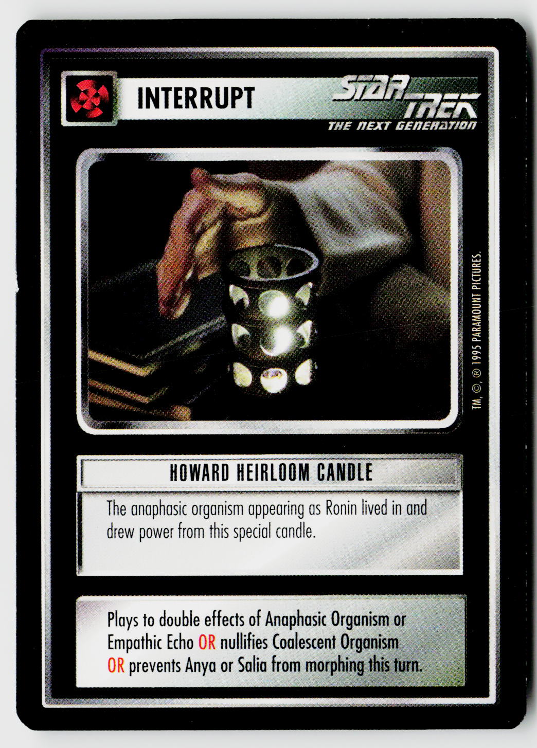 Star Trek The Next Generation CCG | Alternate Universe | Howard Heirloom Candle | Common