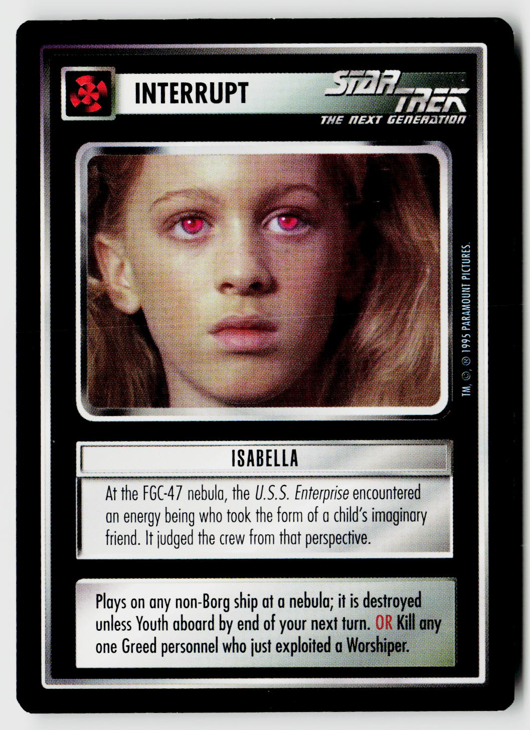 Star Trek The Next Generation CCG | Alternate Universe | Isabella | Uncommon