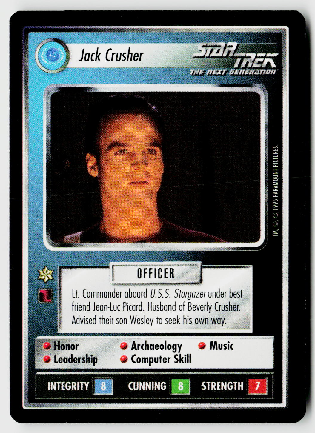 Star Trek The Next Generation CCG | Alternate Universe | Jack Crusher | Rare