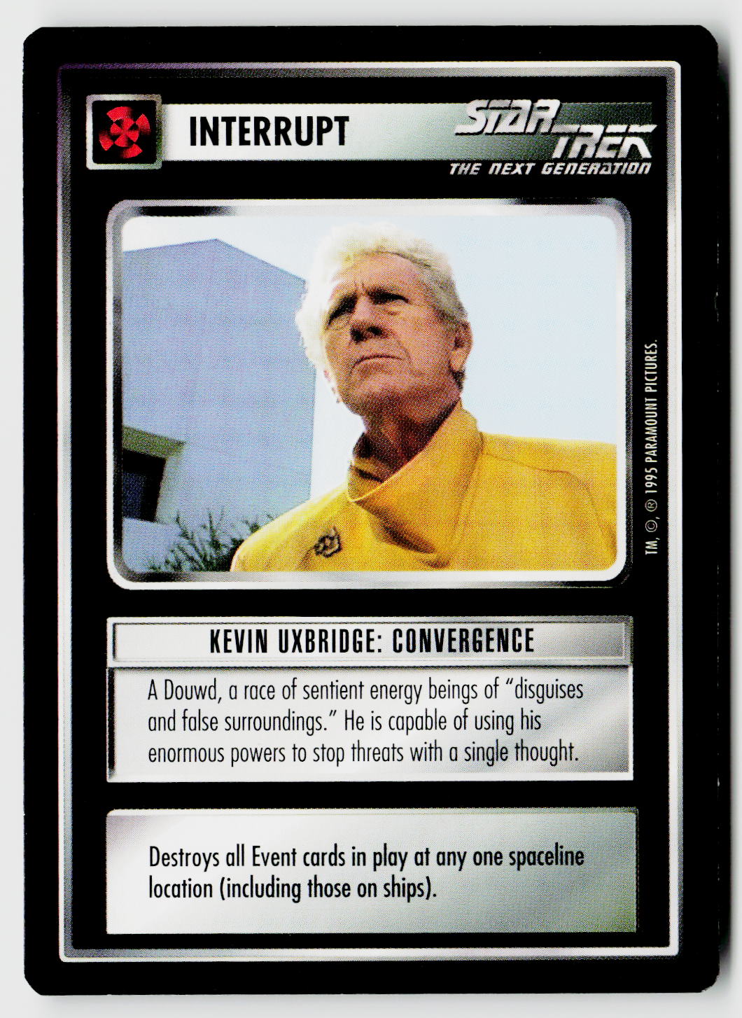 Star Trek The Next Generation CCG | Alternate Universe | Kevin Uxbridge: Convergence | Common