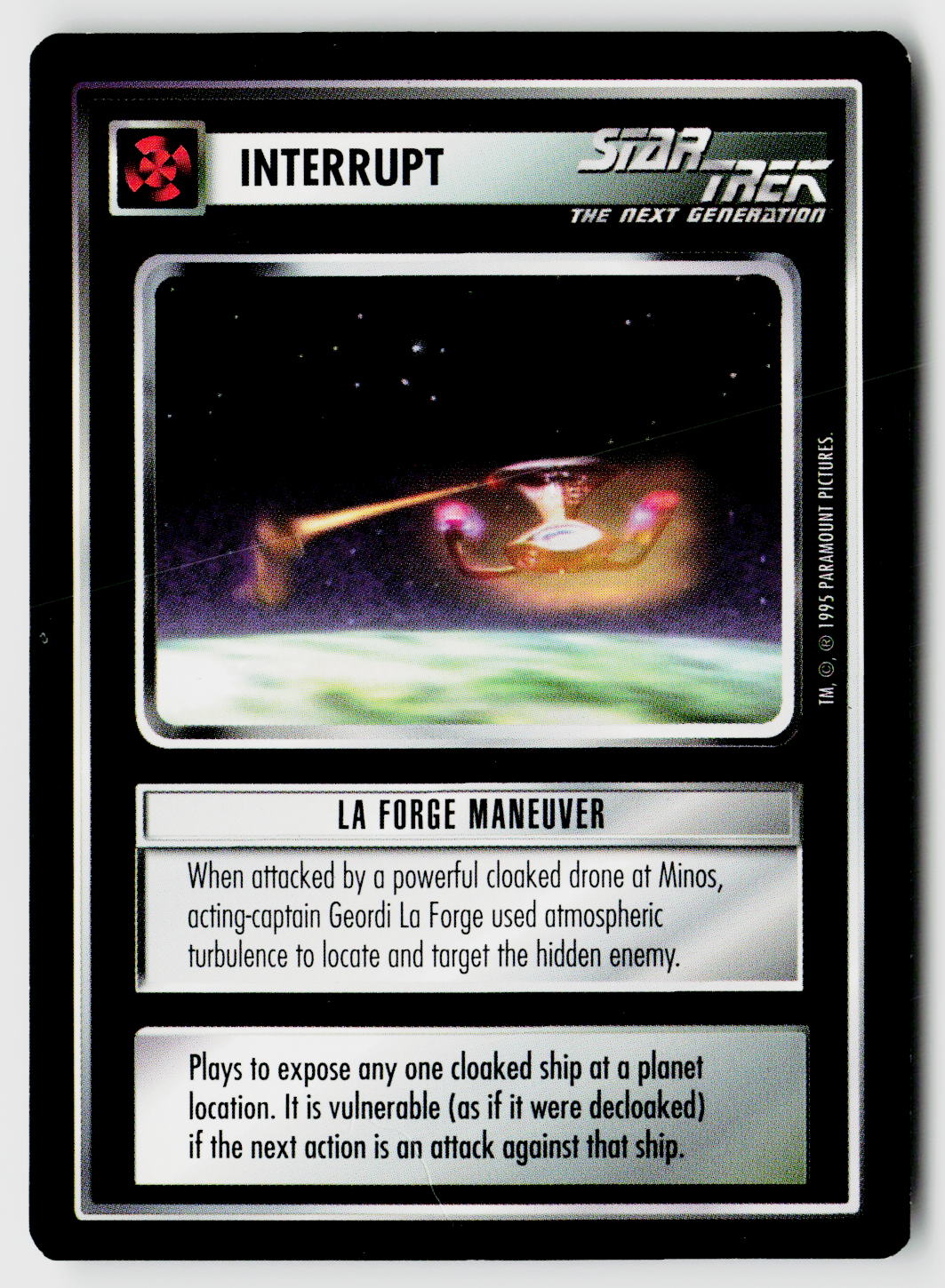 Star Trek The Next Generation CCG | Alternate Universe | La Forge Maneuver | Uncommon