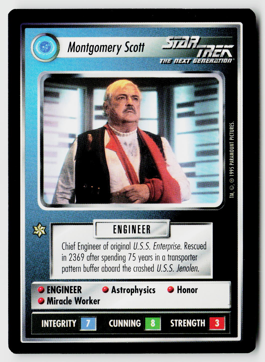 Star Trek The Next Generation CCG | Alternate Universe | Montgomery Scott | Common