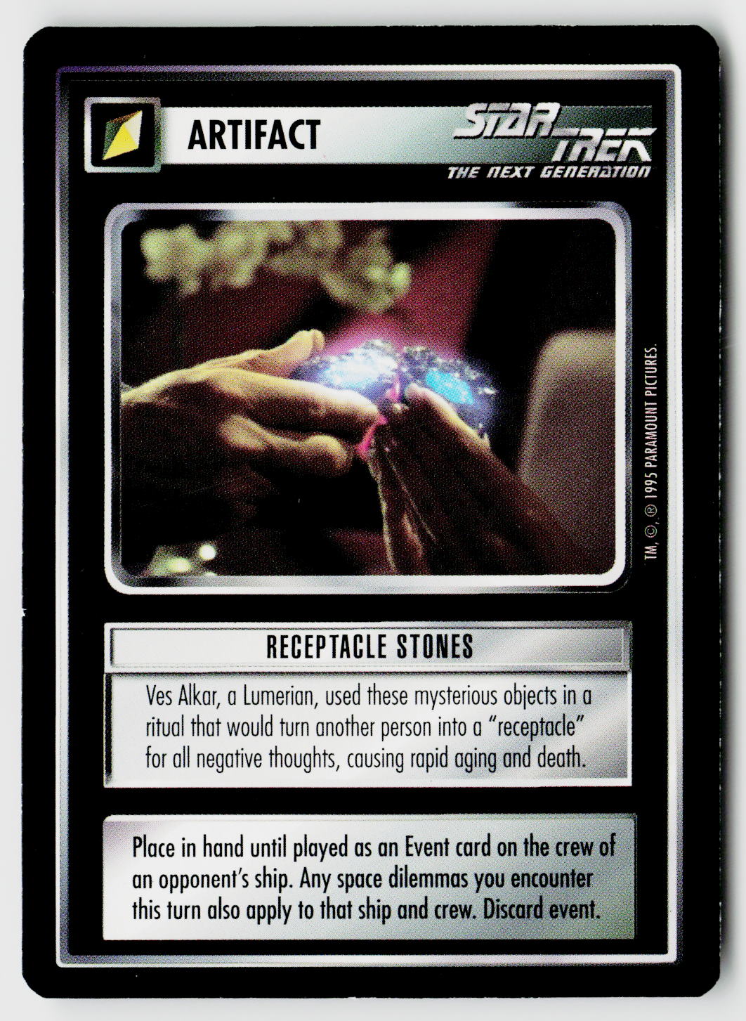 Star Trek The Next Generation CCG | Alternate Universe | Receptacle Stones | Rare