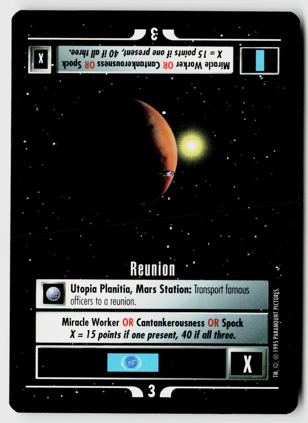 Star Trek The Next Generation CCG | Alternate Universe | Reunion | Rare