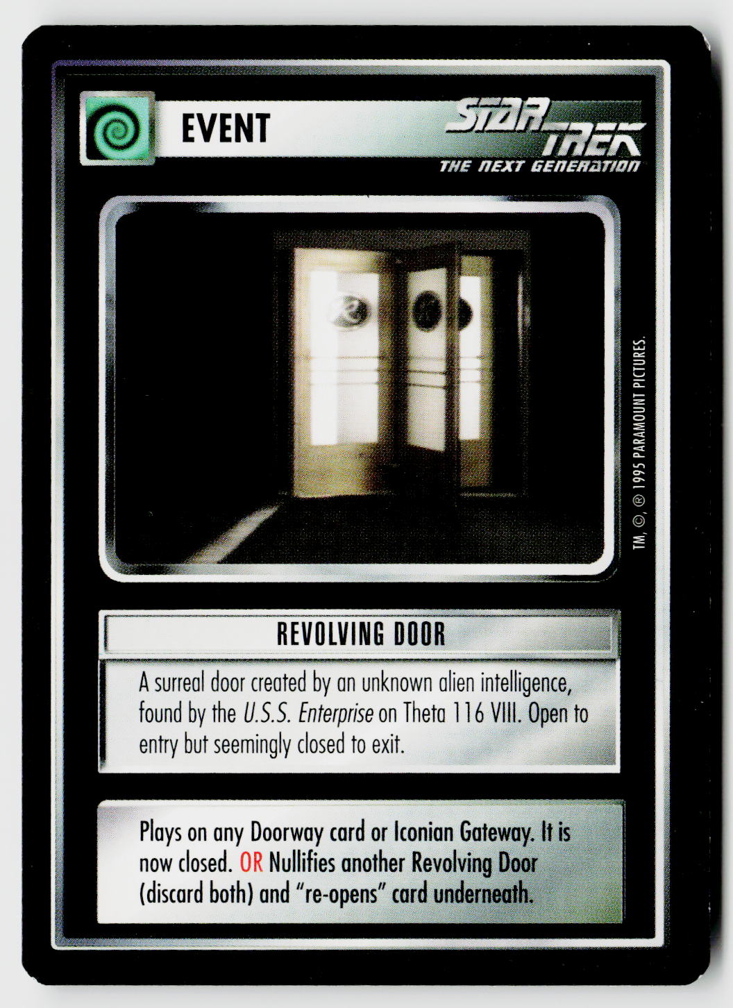 Star Trek The Next Generation CCG | Alternate Universe | Revolving Door | Rare