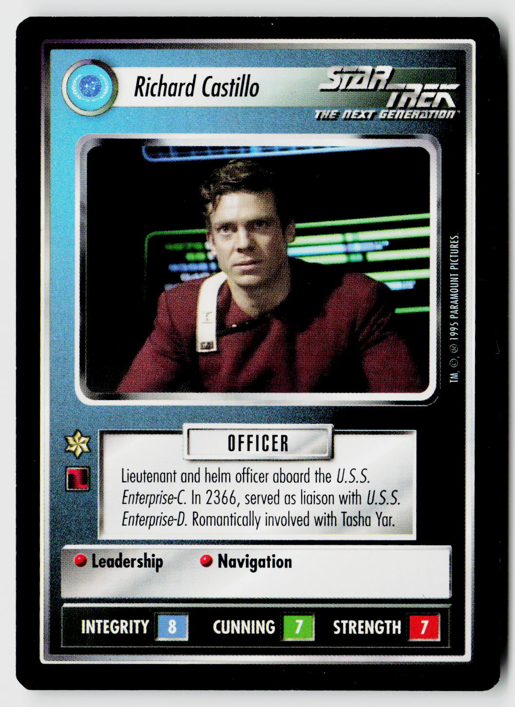 Star Trek The Next Generation CCG | Alternate Universe | Richard Castillo | Uncommon