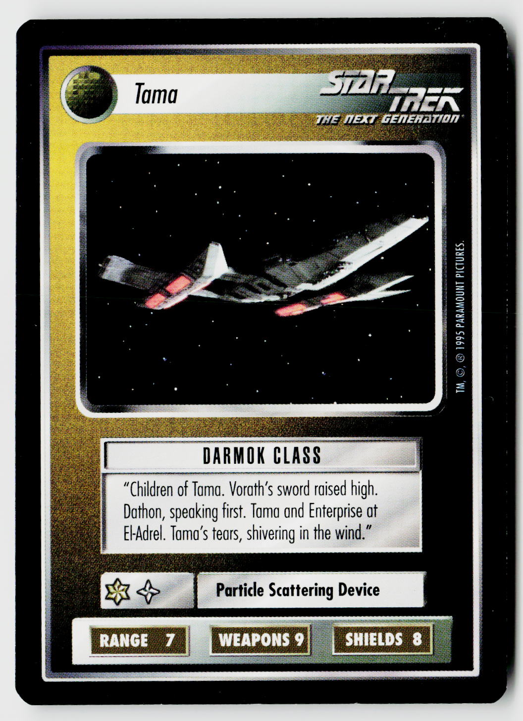 Star Trek The Next Generation CCG | Alternate Universe | Tama | Uncommon