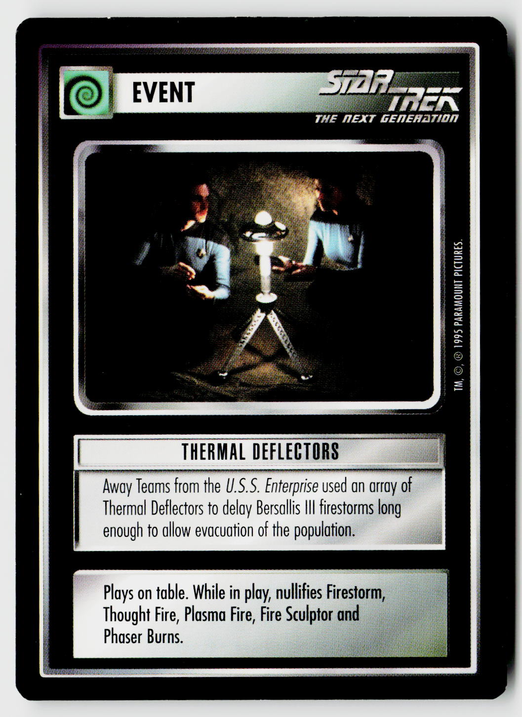 Star Trek The Next Generation CCG | Alternate Universe | Thermal Deflectors | Uncommon