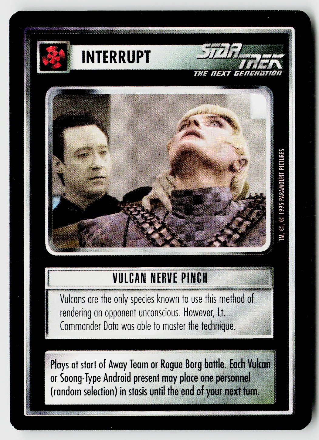Star Trek The Next Generation CCG | Alternate Universe | Vulcan Nerve Pinch | Common