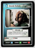 Star Trek The Next Generation | 1E Premiere Black Border | Alexander Rozhenko | Uncommon
