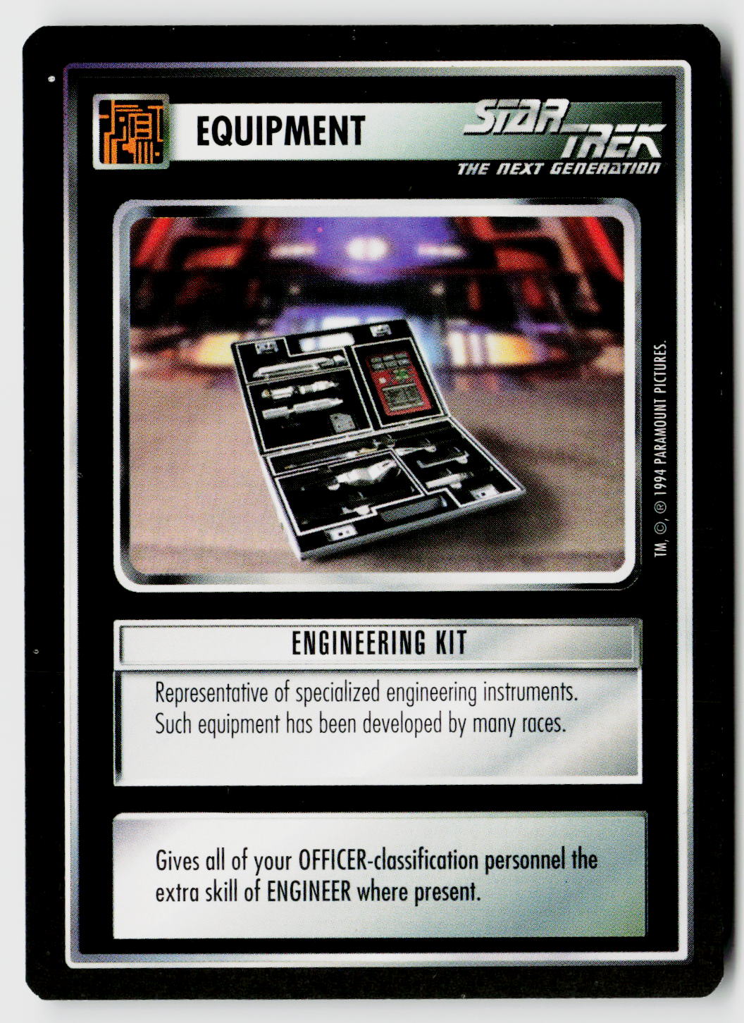 Star Trek The Next Generation | 1E Premiere Black Border | Engineering Kit | Common