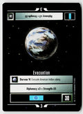 Star Trek The Next Generation | 1E Premiere Black Border | Evacuation | Uncommon