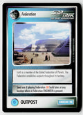 Star Trek The Next Generation | 1E Premiere Black Border | Federation Outpost | Common