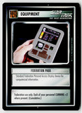 Star Trek The Next Generation | 1E Premiere Black Border | Federation PADD | Common
