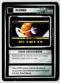 Star Trek The Next Generation | 1E Premiere Black Border | Iconian Computer Weapon | Common