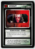 Star Trek The Next Generation | 1E Premiere Black Border | Incoming Message - Klingon | Uncommon