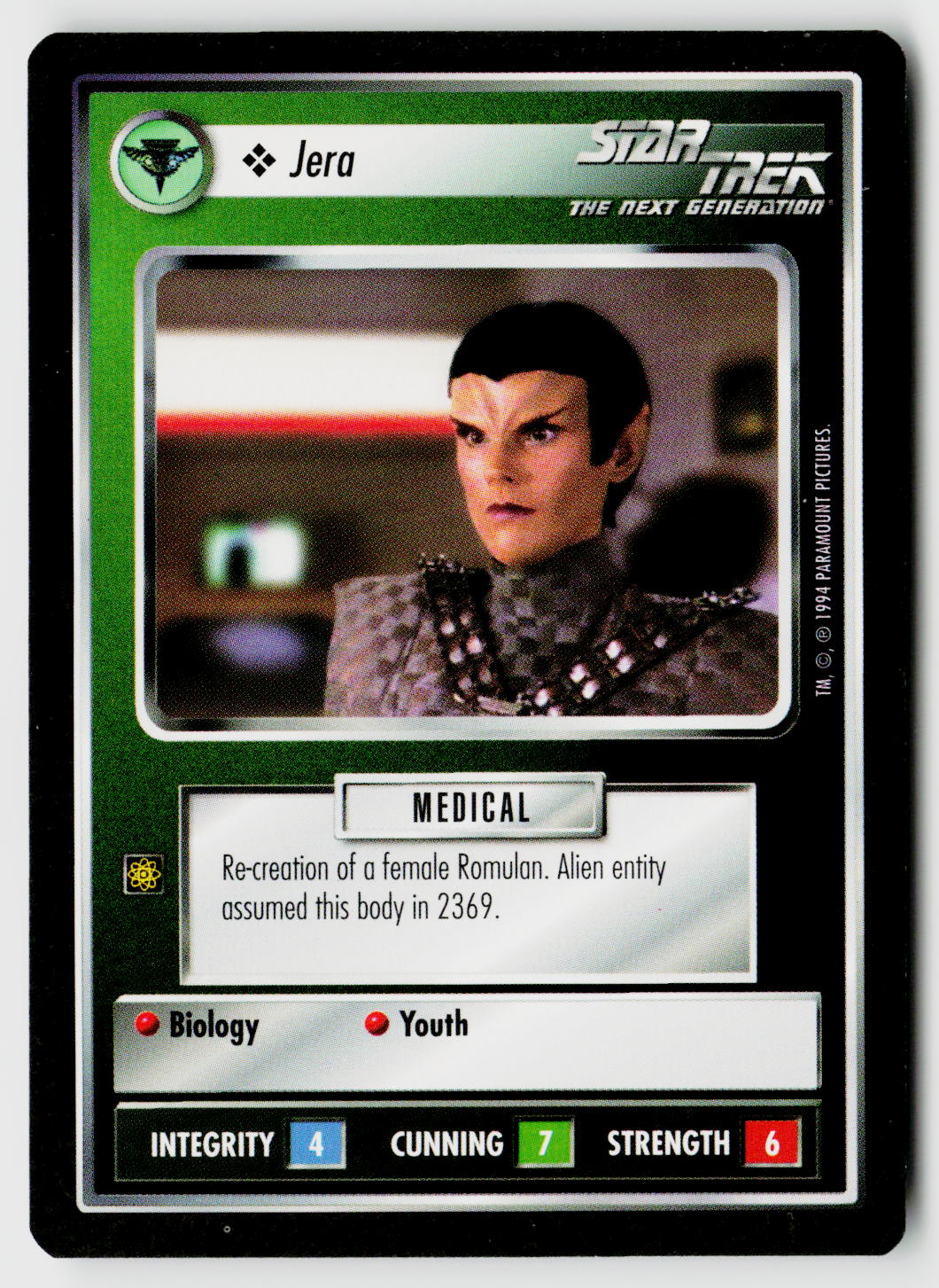Star Trek The Next Generation | 1E Premiere Black Border | Jera | Common